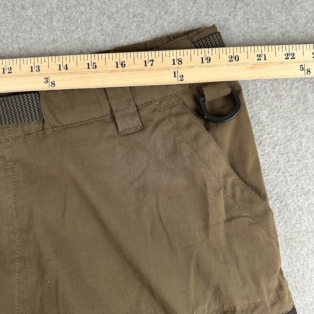 BC Clothing Mens Cargo Convertible Pants Zip Off Legs Khaki‎ Size XXL 30 - Picture 5 of 8